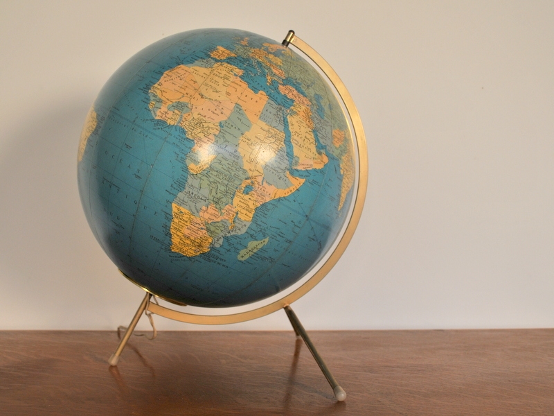 Vintage Grand globe terrestre globe terrestre grand globe terrestre à  collectionner -  France